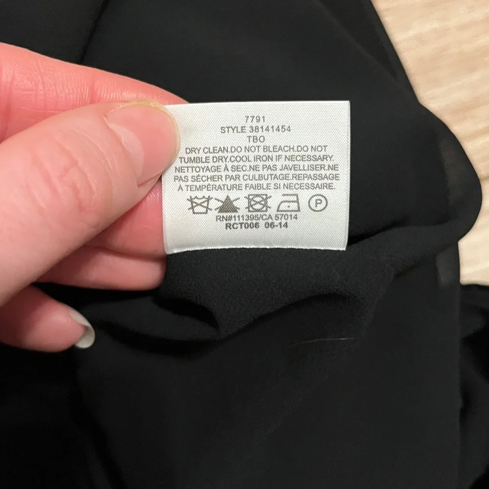 Tory Burch Hadley black silk dress